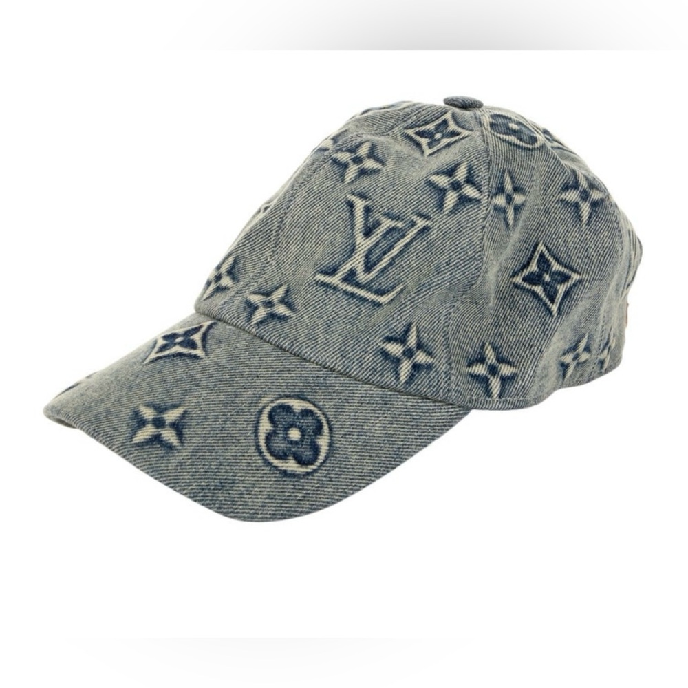 LOUIS VUITTON DENIM BASEBALL CAP
